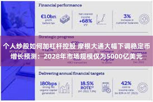 个人炒股如何加杠杆控股 摩根大通大幅下调稳定币增长预测：2028年市场规模仅为5000亿美元